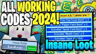 ALL NEW WORKING CODES FOR BEE SWARM SIMULATOR IN 2024 ROBLOX BEE SWARM SIMULATOR CODES [upl. by Alinna]