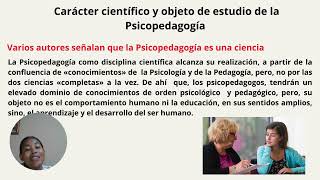 La psicopedagogía y los ámbitos de acción de los psicopedagogos [upl. by Nylaf413]