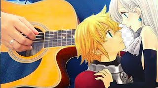 Nanatsu No Taizai  OST  EOS3 Taizai Fingertyle Guitar Cover TABS [upl. by Ube]