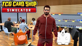 Collect and Sell Expensive Game Cards in TCG Card Shop Simulator  New Game Store Sim Ep 2 [upl. by Hnilym]