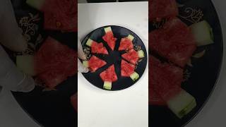 slicing watermelon platter ideas shorts [upl. by Nuawtna]