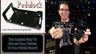 Guitarist  Mount Your Wah Pedal To Your Pedalboard with PEDALOCK [upl. by Enaffit183]