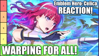 EMBLEM CELICA MAKES EVERONE WARP  Emblem Celica Of Echoes Banner Reaction FEH [upl. by Aulea]