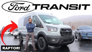 2024 Ford Transit Trail Its A Raptor Van [upl. by Olim49]