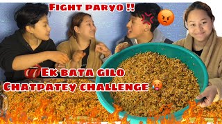 SPEAKING HINDI CHALLENGE WITH EK BATA GILO CHATPATEY 🌶️🥵 FIGHT NAI PARYO HINDI BOLNA NA AYERA🥹 [upl. by Ititrefen]