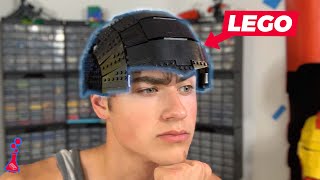 How to build a LEGO HELMET  Part 2 [upl. by Skutchan]