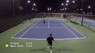 Combined 90 div  Nissan Titans vs Spin Docs 03072024  Guam tennis [upl. by Lamson]