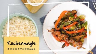 Teriyaki  Spieße mit Gemüse amp Shiitake  Maggi Küchenmagie [upl. by Asiat]