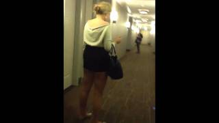 Drunk Vegas Girl slams into wall [upl. by Adis]