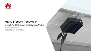 Huawei optimizer model MERC 11001300 P installation [upl. by Aciram]