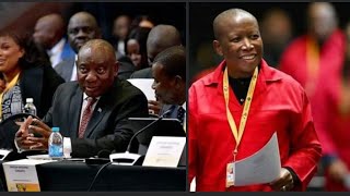 The EFF Julius Malema remarks after Cyril Ramaphosa got reelected as President of South Africa [upl. by Ettegroeg]