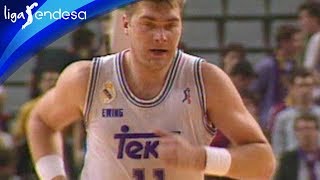 Arvydas Sabonis MVP de la Final ACB 199394  Liga Endesa [upl. by Willumsen]