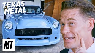 We Built a 69 MG for John Cena  Texas Metal  MotorTrend [upl. by Kohler]