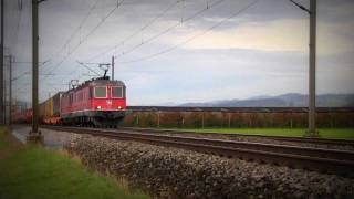 SBB Re 66 und Re 44 bei Wichtrach [upl. by Cynthea871]