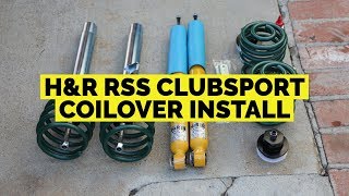 how to install coilovers and casterplates on 9904 mustangs [upl. by Nosecyrb]