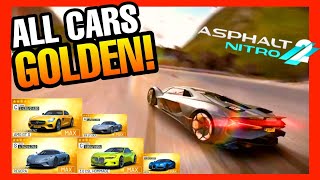 Asphalt Nitro 2 ALL CARS GOLDEN  Asphalt Nitro 2 Beta Completed Gameplay [upl. by Henriha]