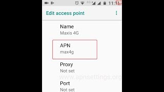 Maxis APN Settings for Android 4G LTE [upl. by Casi]