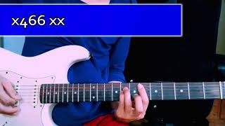 MGK amp TRIPPIE REED TIME TRAVEL CHORDS GUITAR TUTORIAL [upl. by Laurinda412]