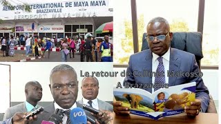 Le Retour de Collinet Makosso le Nouveau Premier Ministre à Brazzaville et sa première réaction [upl. by Nimesh]