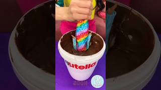 Everything is better with Nutella 🤩 nutella chocolate candy food hack fun [upl. by Joanna]