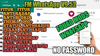 UPDATE  FM WHATSAPP TERBARU  FOUAD WHATSAPP  FOUAD MOD WHATSAPP  ANTI KADALUARSA [upl. by Adihsaar]