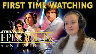 FIRST TIME WATCHING  Star Wars Episode IV  A New Hope 1977 MOVIE REACTION [upl. by Dichy]