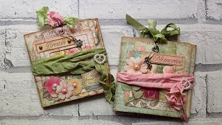 One Sheet Wonder Mini Journal With Lots of Pockets [upl. by Lleznol]