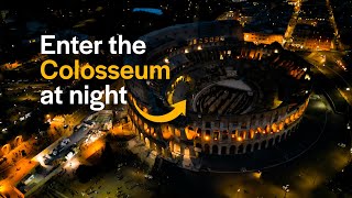 How to Enter the Colosseum After Dark  Night Tours of the Colosseum [upl. by Cired]