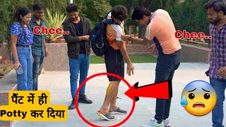 Potty 💩 prank on Khushi  sumit cool dubey [upl. by Tybie]