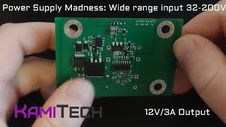 Giga ESC Power Supply Madness Wide range input 32200V down to 12V [upl. by Nemzzaj]