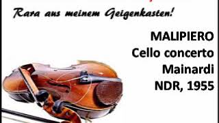 Gian Francesco Malipiero Cello Concerto [upl. by Ettenyar]