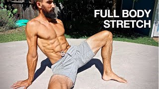 Full Body Stretching Routine 15 min Follow Along [upl. by Rocray]