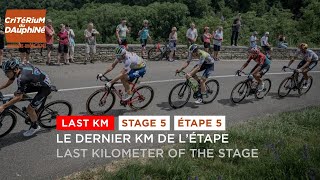 Last KM  Stage 5  Dauphiné 2023 [upl. by Airelav]