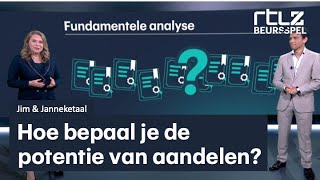 Jim amp Janneketaal Les 5 Potentie van aandelen analyseren  Beursspel2021​ [upl. by Ecniv397]