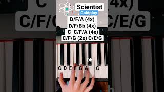 Scientist by Coldplay 🧬🧑‍🔬Piano Tutorial 🎹  coldplay piano pianotutorial scientist [upl. by Yanat]