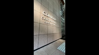 Conrad Singapore Premium King room tour [upl. by Grose]