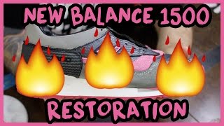 NEW BALANCE 1500 MIDSOLE REPAINT amp WALKTHROUGH  xChaseMaccini [upl. by Calla]