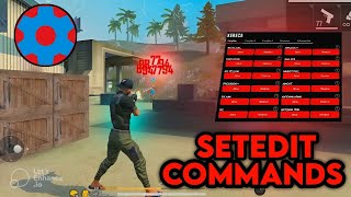 Setedit 95 Headshot Rate Commands🎯🗿  DIRECT LINK  Setedit Free fire Headshot 🔥📲  IRFAN H4X [upl. by Adiraf]