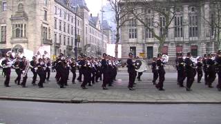 Defilé 350 jaar Korps Mariniers Marinierskapel amp Tamboers en Pijpers [upl. by Carline]