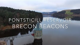 Drone View of Pontsticill Reservoir [upl. by Odlo]