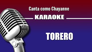 Torero con letra  Chayanne karaoke [upl. by Viveca]