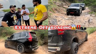 Scorpio N🖤 4x2 vs 4x4 OffRoading on Aravali Hills  Extreme Rocks Climbing😳😱 [upl. by Baron]