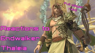 FFXIV Endwalker Reactions Thaleia Ft elibbabats KrimsonKB and a FULL RAID [upl. by Rina438]