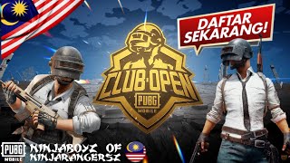 CARA DAFTAR PMCO MALAYSIA  PUBG MOBILE OPEN CLUB  ESUKAN MALAYSIA [upl. by Nidnal433]