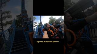 Fainting on a Rollercoaster Prank on my brother In law GOTTEM Shorts [upl. by Araic]