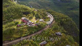 The Flåm Railway  Flåmsbana [upl. by Enahsed]