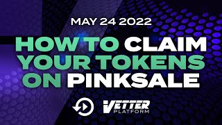 How To Claim Your Tokens On PinkSale [upl. by Wilhelm]