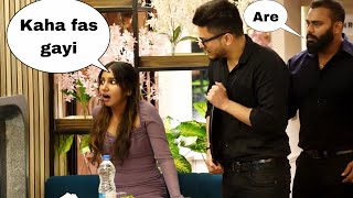 Waiter Prank on Girls IN Train  Part4   Batmeez Waiter Prank  ANS Entertainment 2024 [upl. by Vitoria]