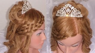 PEINADO PARA 15 AÑOS  NOVIA  1ra COMUNION  WEDDING  PROM HAIRSTYLE  VIRIYUEMOON [upl. by Athalia361]