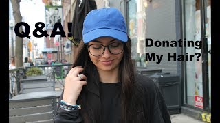 Get To Know Me QampA Am I Donating My Hair [upl. by Nedia]